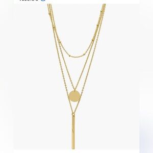 Water Resistant Layered Pendant Necklace Set
Adornia NEW